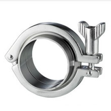 Sanitary Stainless Steel Pipe Clamps with Unions